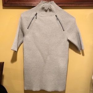 Silver shimmer Kenneth Cole top